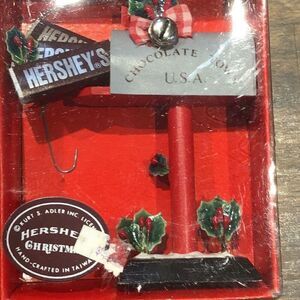 Vintage Hershey’s chocolate Christmas miracle box ornament by Kurt Adler